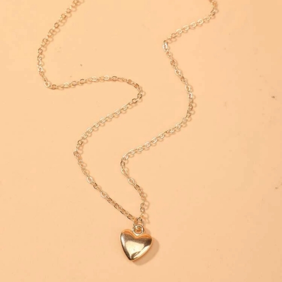 *Blaire* Heart Pendant Necklace - Picture 2 of 5